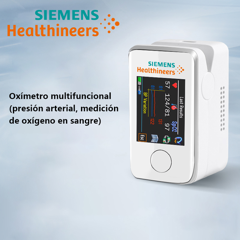 [Medidor de glucosa en sangre multifuncional no invasivo] Detección de glucosa en sangre, detección de frecuencia cardíaca, detección de temperatura corporal, grabación de datos, pantalla táctil grande, conexión Bluetooth